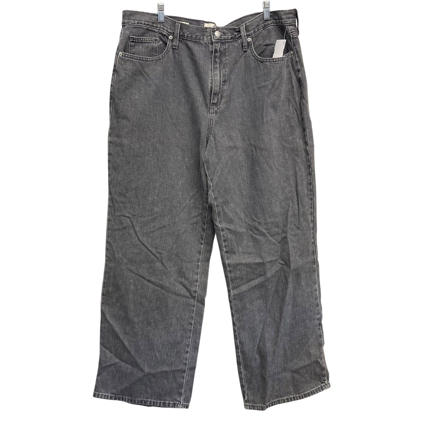 Jeans Wide Leg By Universal Thread In Grey Denim, Size:18
