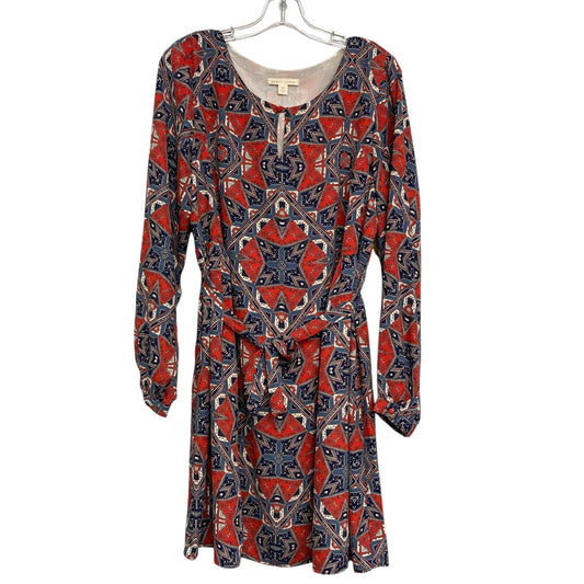 Dress Work By Paper Crown In Blue & Red & White, Size:L