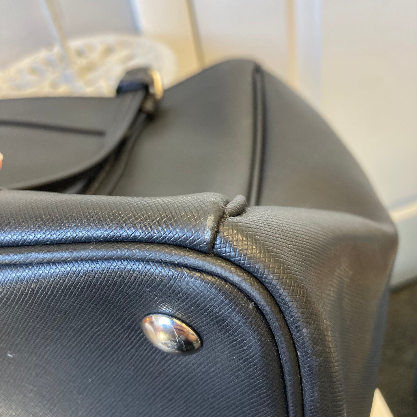 Handbag Designer By Coach In Black, Size:Medium