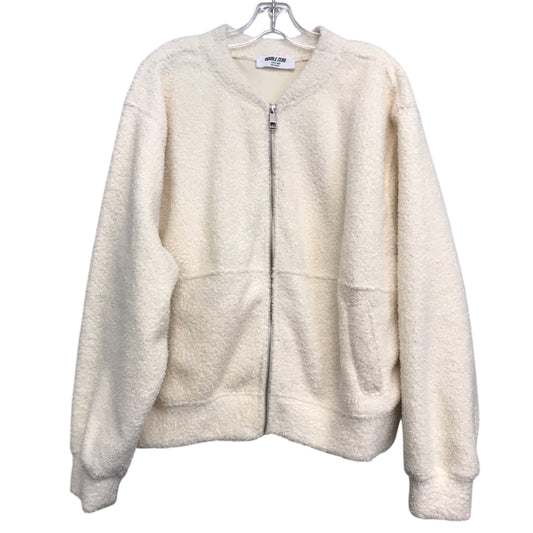 Jacket Fleece By Double Zero In White, Size:L