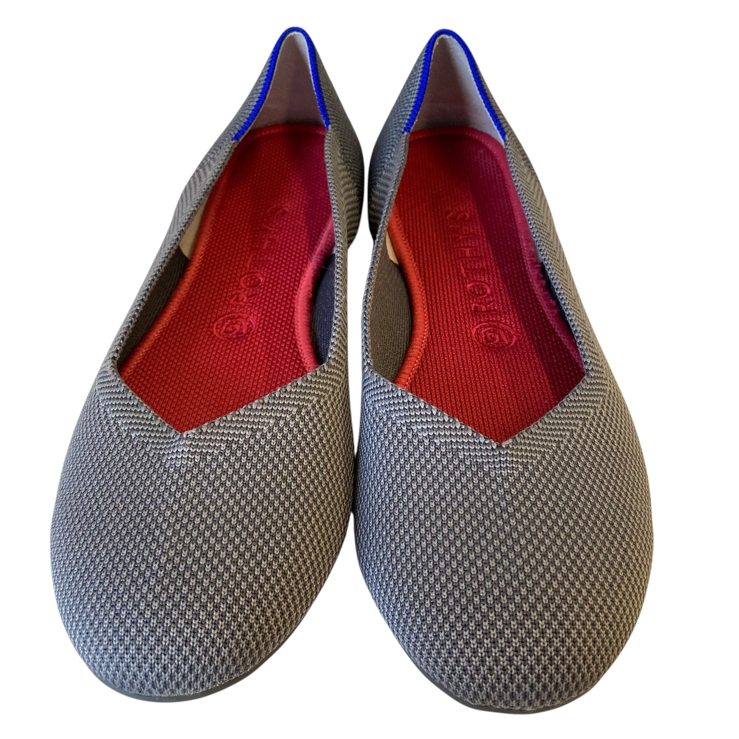 Shoes Flats By Rothys In Grey, Size:9.5