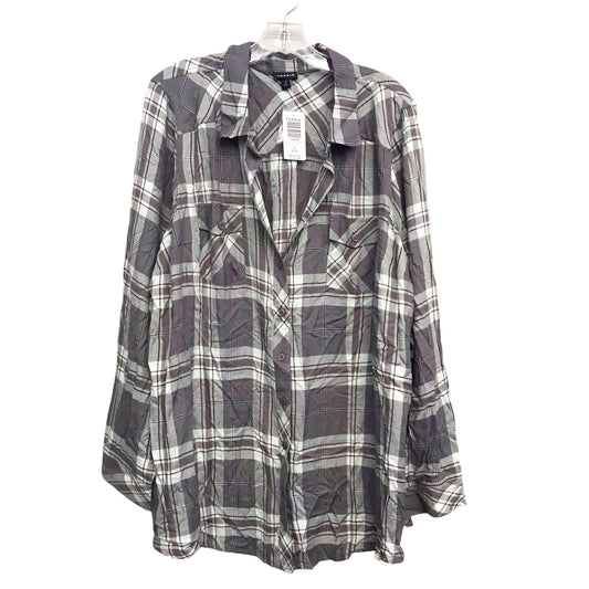 Top Ls By Torrid In Plaid Pattern, Size:3X