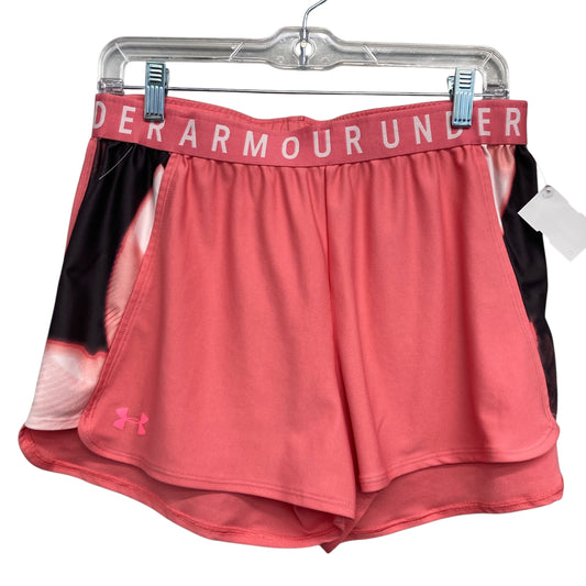 Athletic Shorts By Under Armour In Pink, Size:L