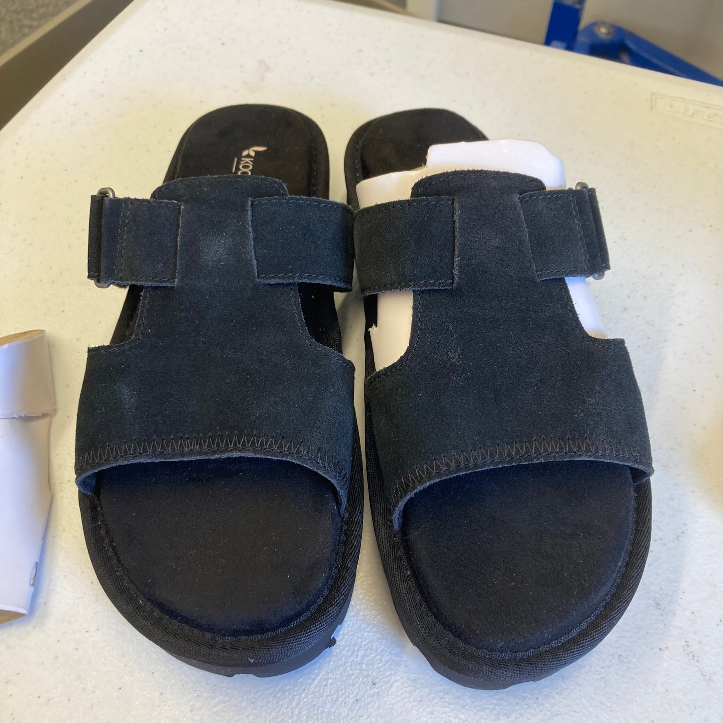 Sandals Heels Platform By Koolaburra By Ugg In Black, Size:7