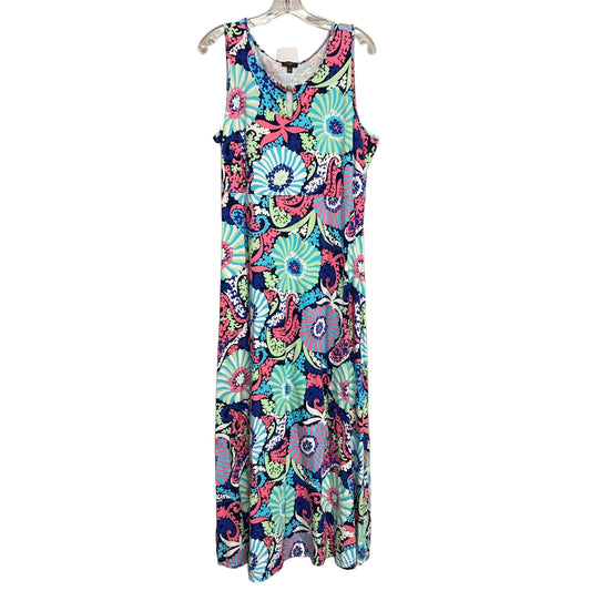 Dress Casual Maxi By Talbots In Multi, Size:1X