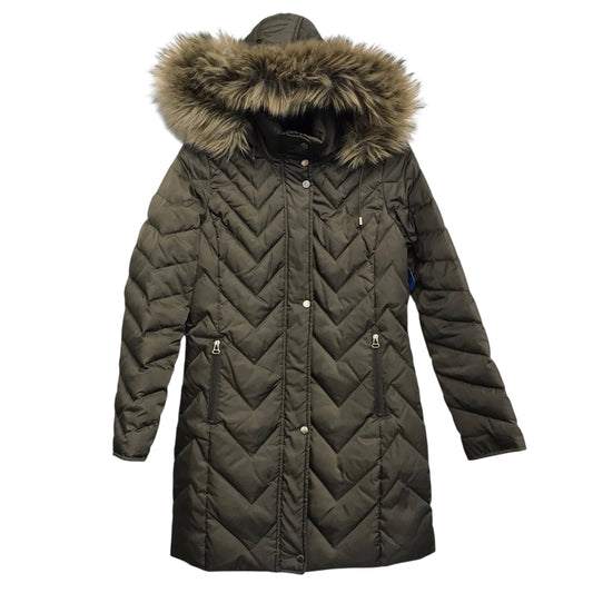 Coat Puffer & Quilted By Marc New York In Brown, Size:S