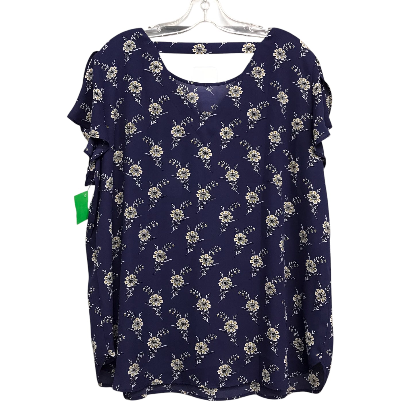 Top Sleeveless By Loft In Floral Print, Size:Xl