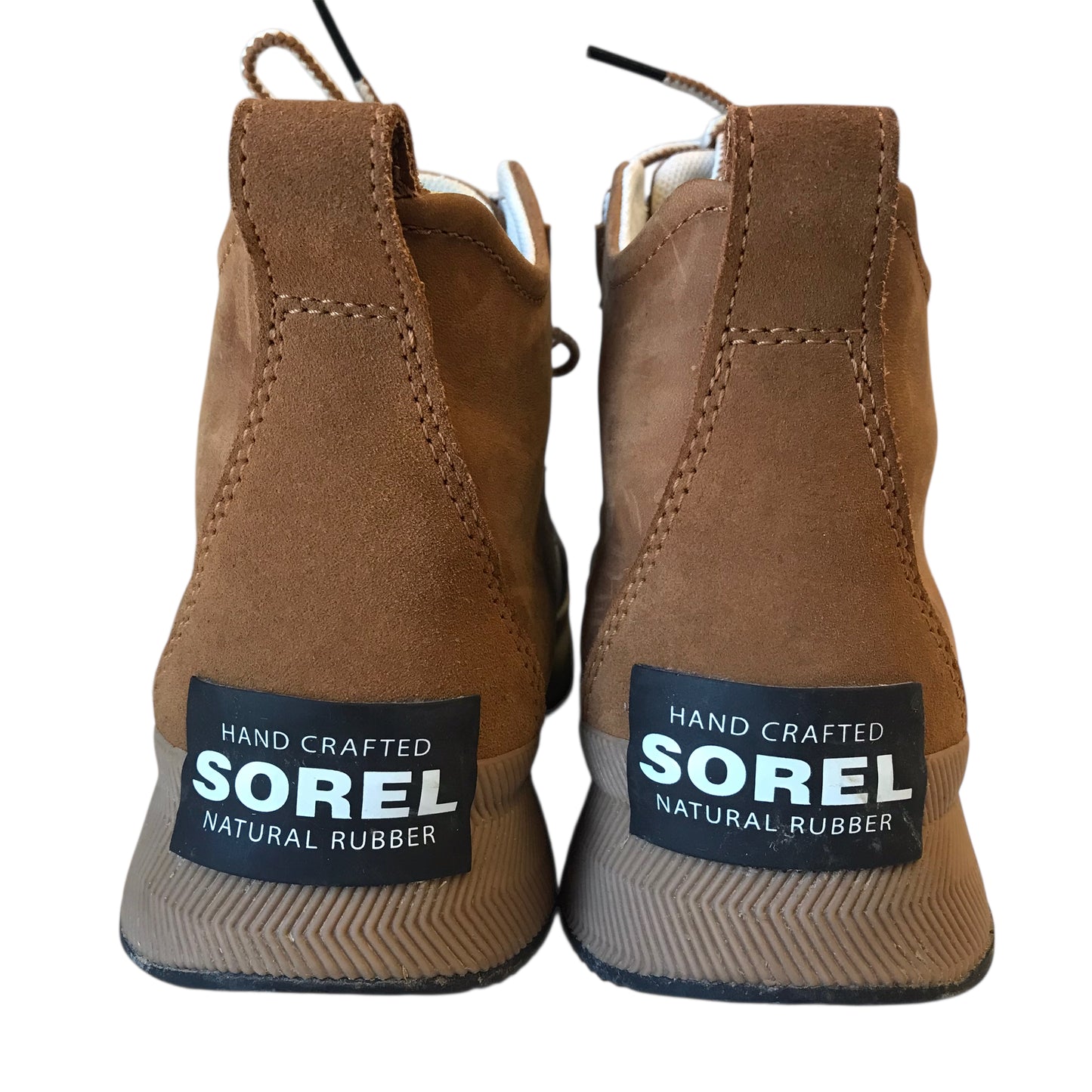 Boots Hiking By Sorel In Black & Tan, Size:8