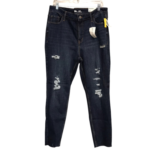 Jeans Skinny By Old Navy In Blue Denim, Size:16