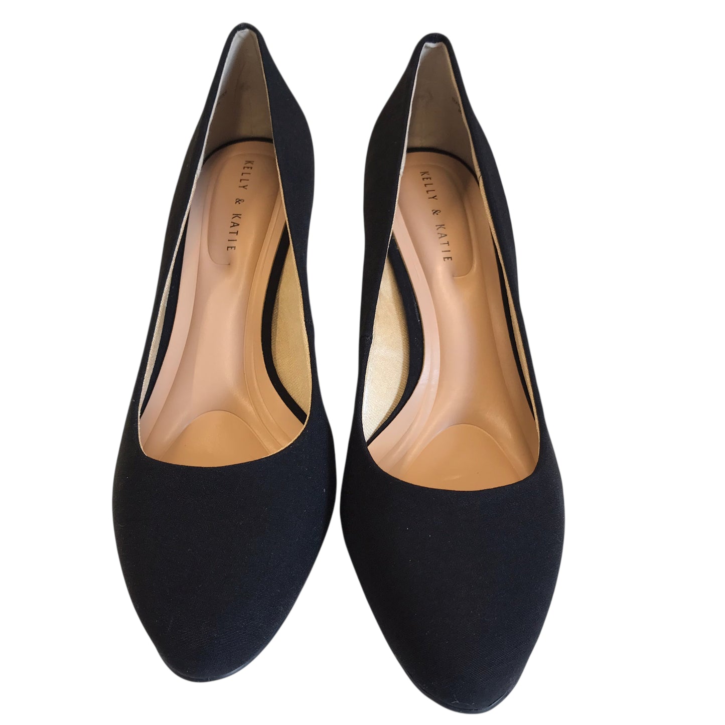 Shoes Heels Kitten By Kelly And Katie In Black, Size:8