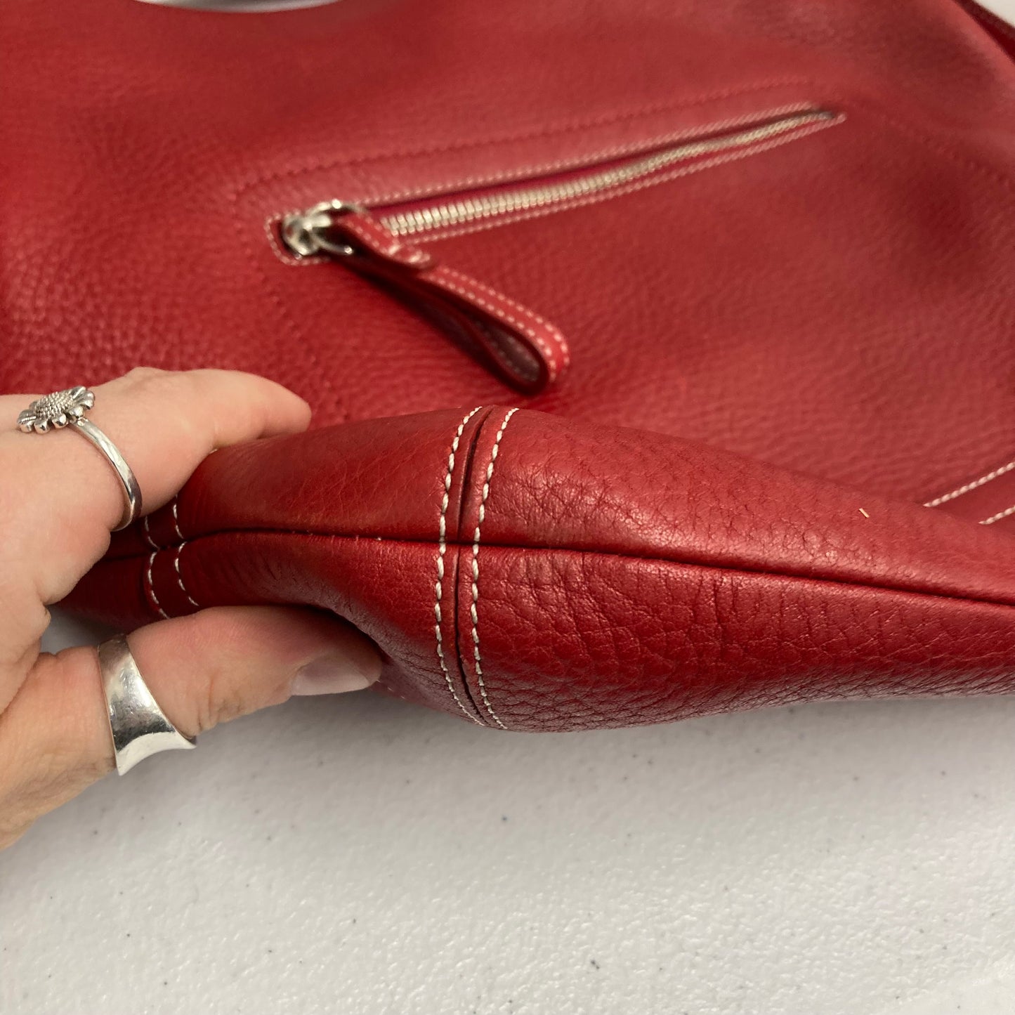Crossbody Designer By Coach In Red, Size:Medium