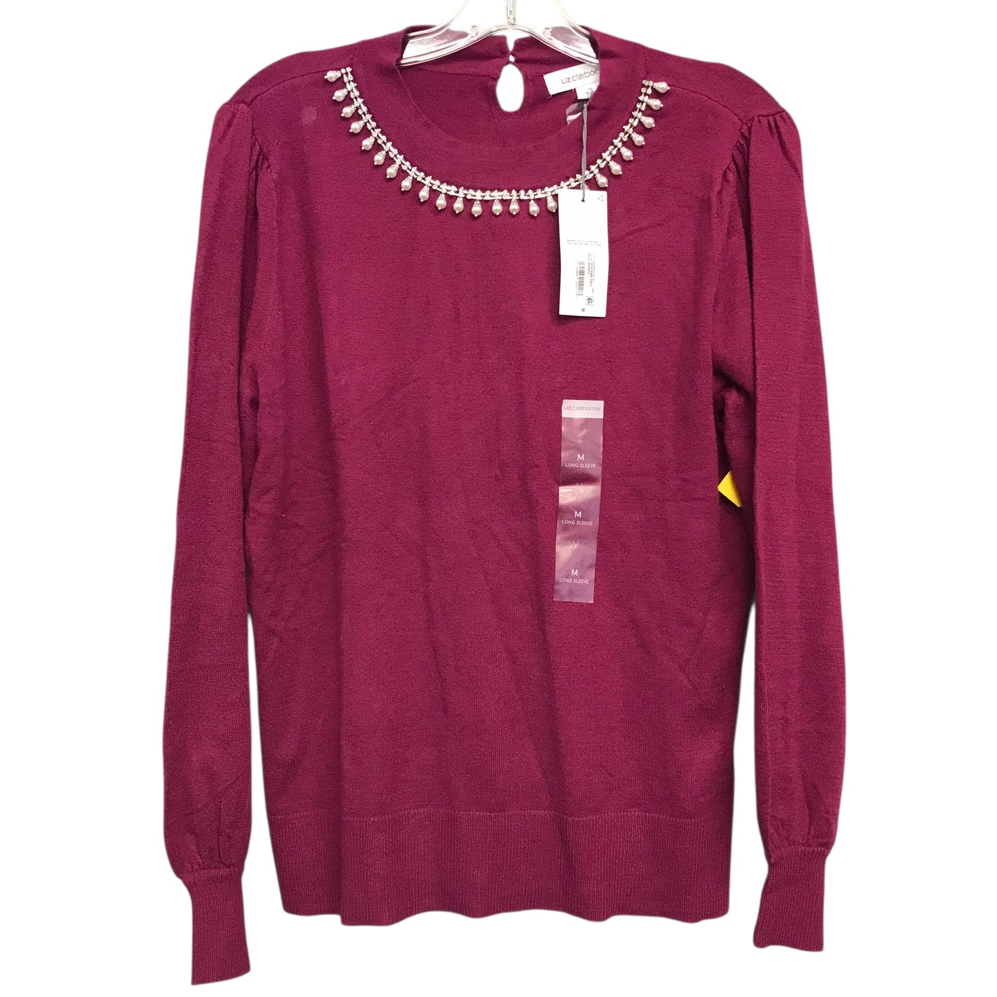 Top Ls By Liz Claiborne In Purple, Size:M