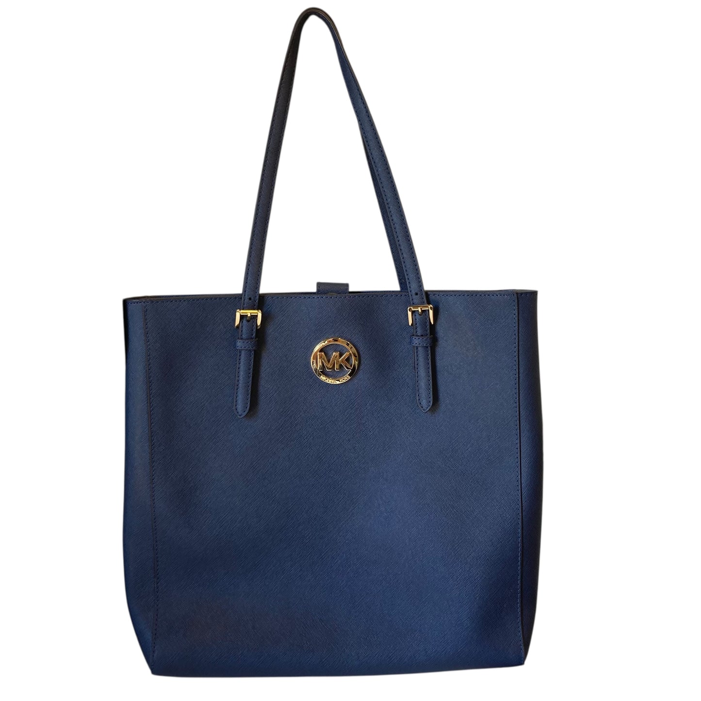 Tote Designer By Michael Kors In Blue, Size:Large