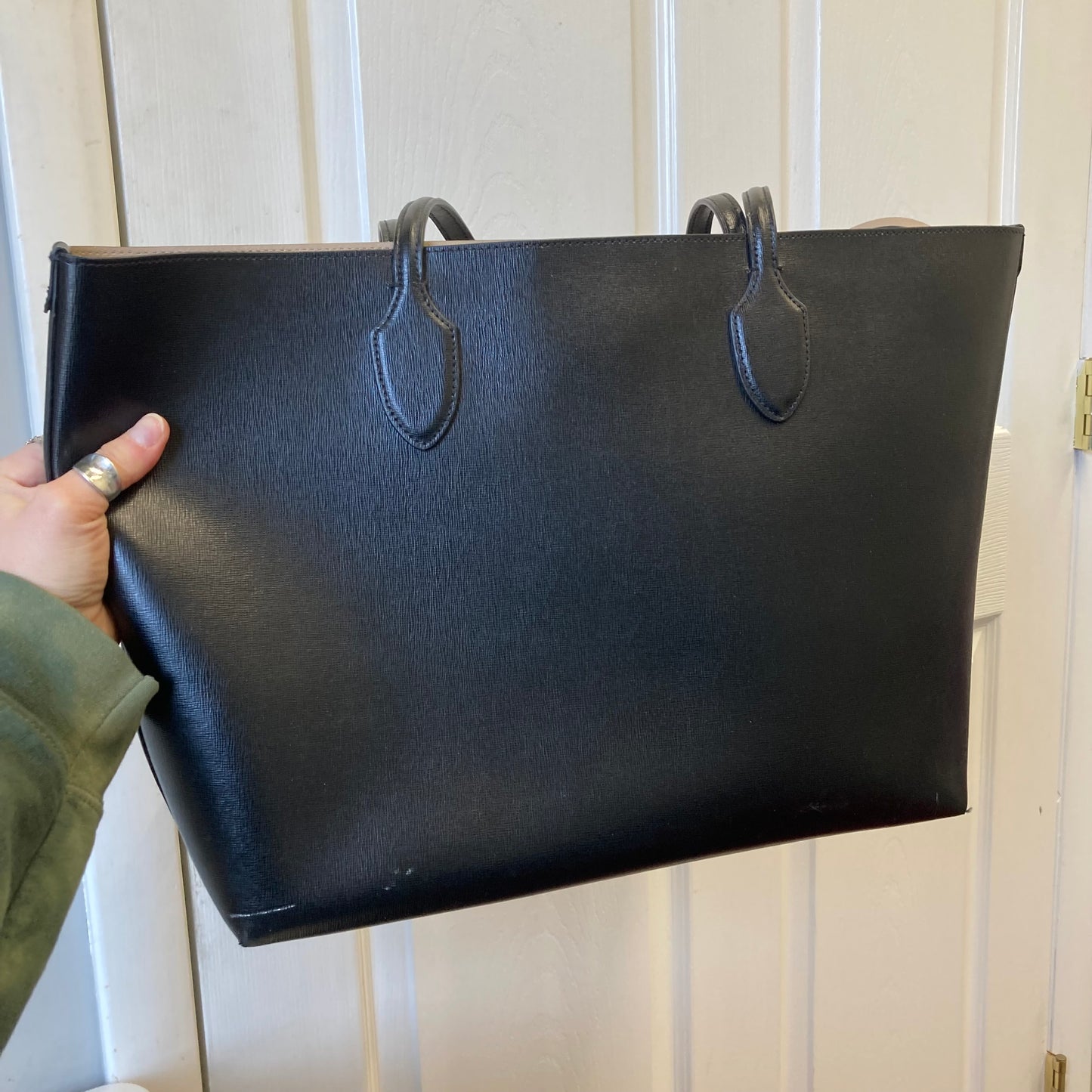 Tote Designer By Kate Spade In Black, Size:Large