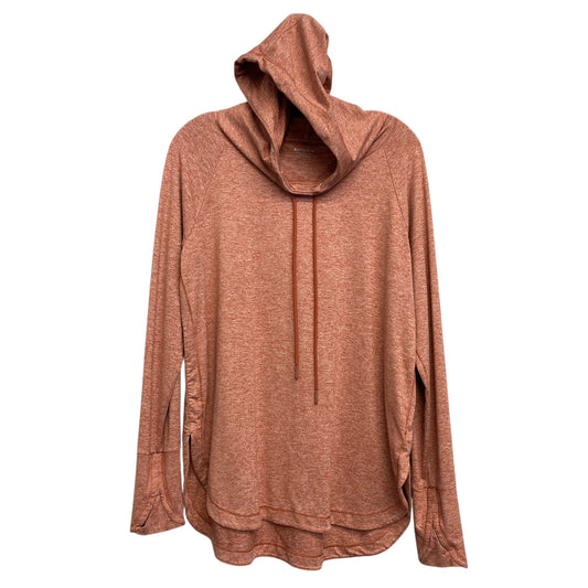 Athletic Top Ls Hoodie By Athleta In Orange, Size:L