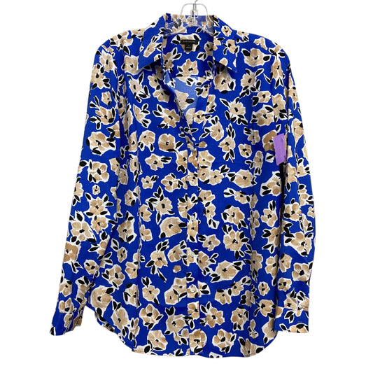 Top Ls By Ann Taylor In Floral Print, Size:M