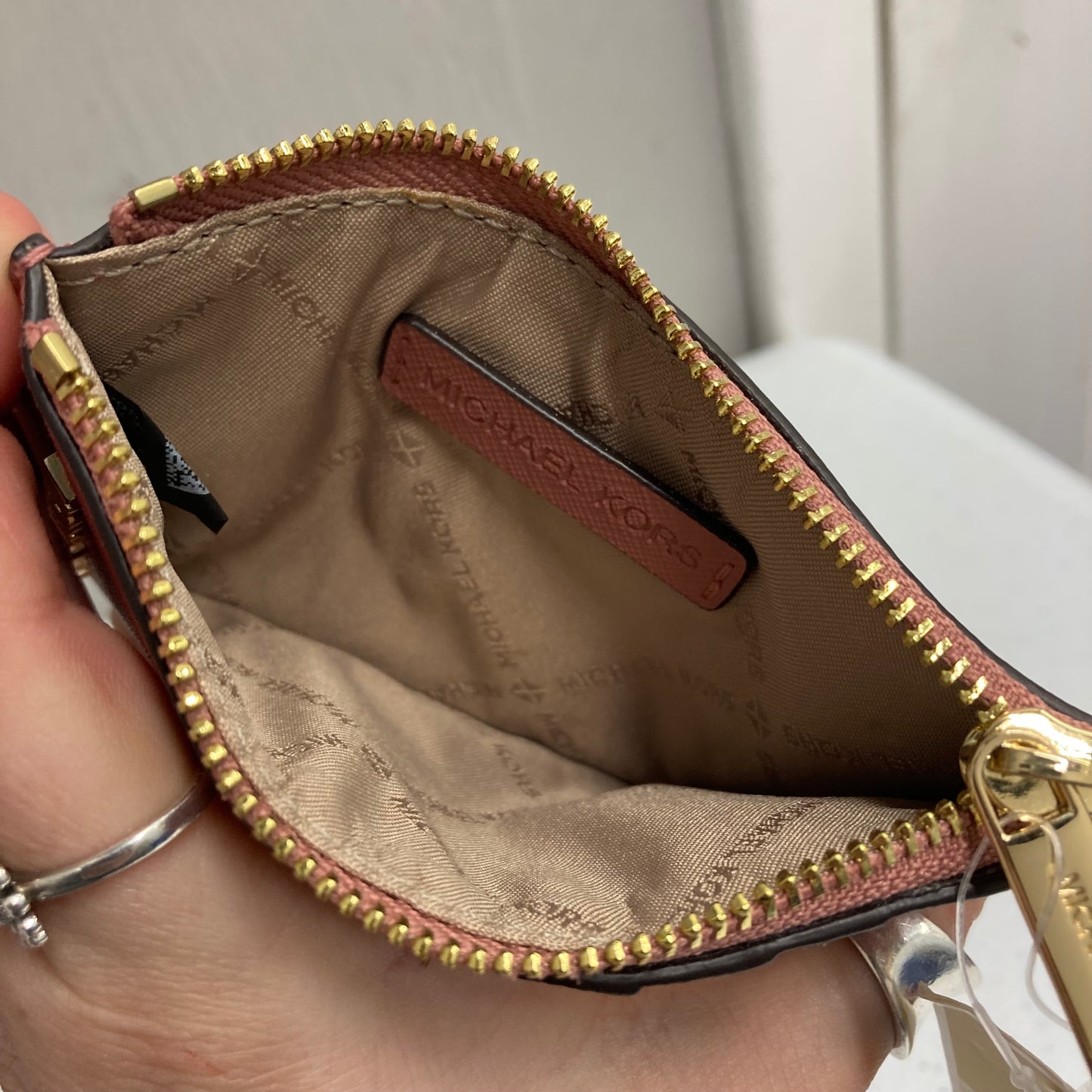 Wallet Designer By Michael Kors In Pink, Size:Small