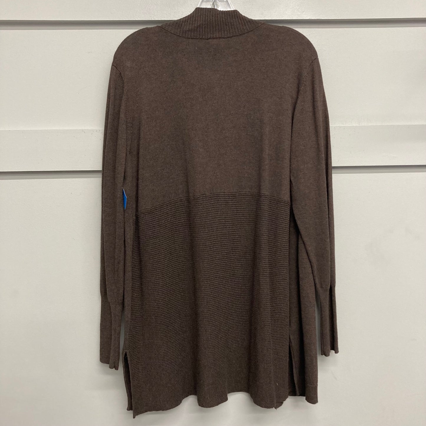Sweater Cardigan By Worthington In Brown, Size:Xl