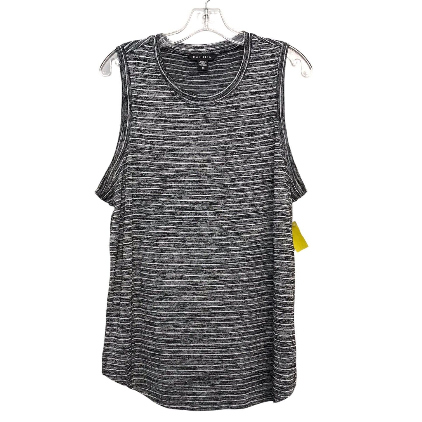 Top Sleeveless By Athleta In Black & White, Size:Xl