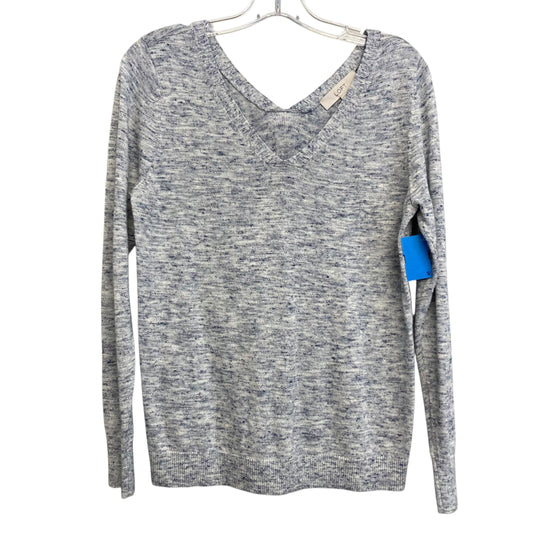 Sweater By Loft In Blue & White, Size:S