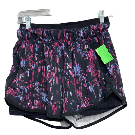 Athletic Shorts By Sweaty Betty In Black & Purple, Size:S