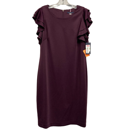 Dress Work By Tommy Hilfiger In Purple, Size:L