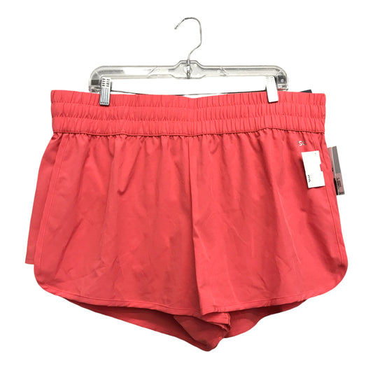 PINK ATHLETIC SHORTS by DSG OUTERWEAR Size:2X