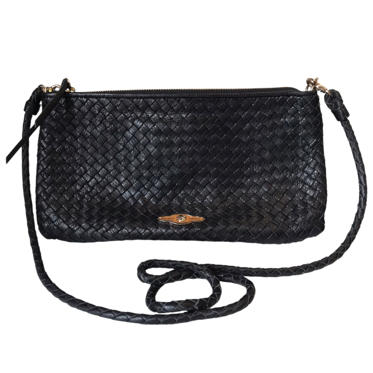 Crossbody Leather By Elliot Lucca In Black, Size:Small