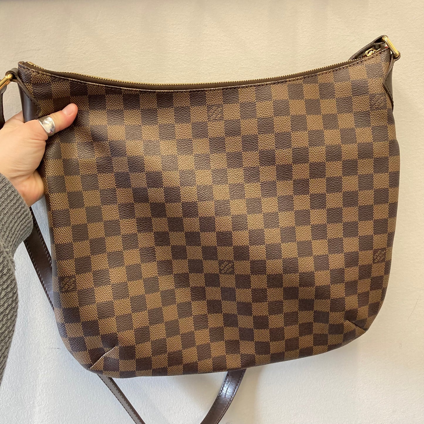 Crossbody Luxury Designer By Louis Vuitton In Brown, Size:Large