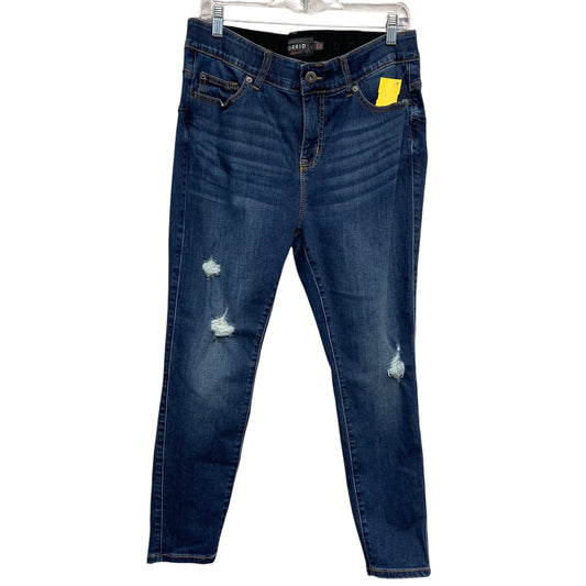 Jeans Skinny By Torrid In Blue Denim, Size:16