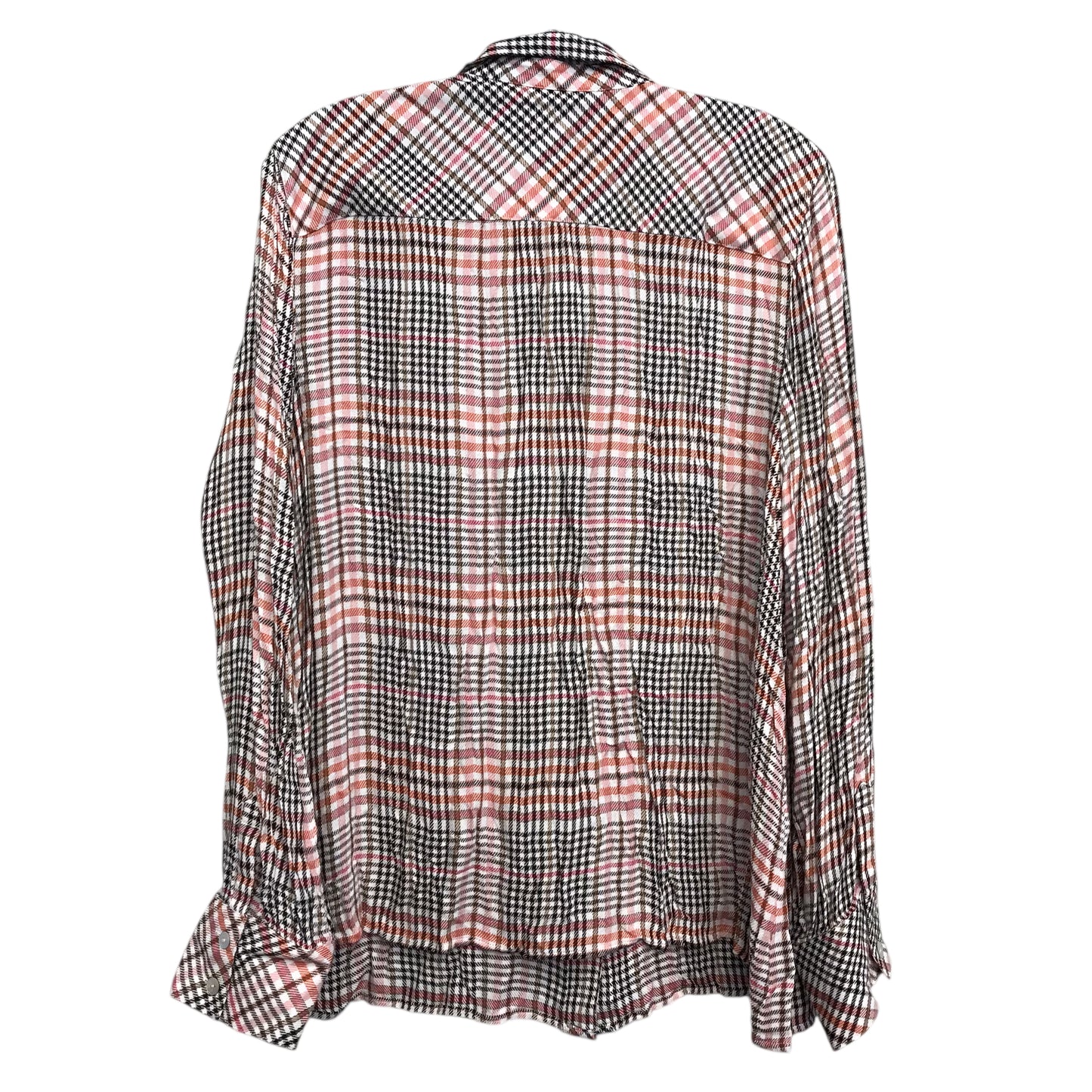 Top Ls By J. Jill In Plaid Pattern, Size:L