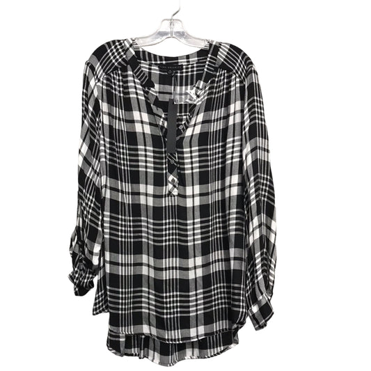 Top Ls By Jane And Delancey In Plaid Pattern, Size:1X