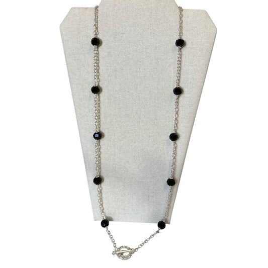 Necklace Chain By Heidi Daus In Black & Silver