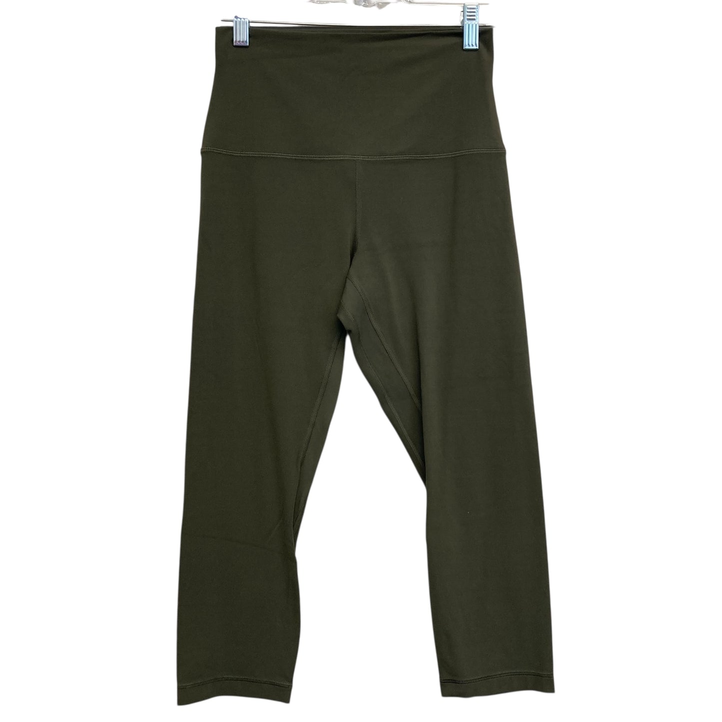 Athletic Capris By Lululemon In Green, Size:M