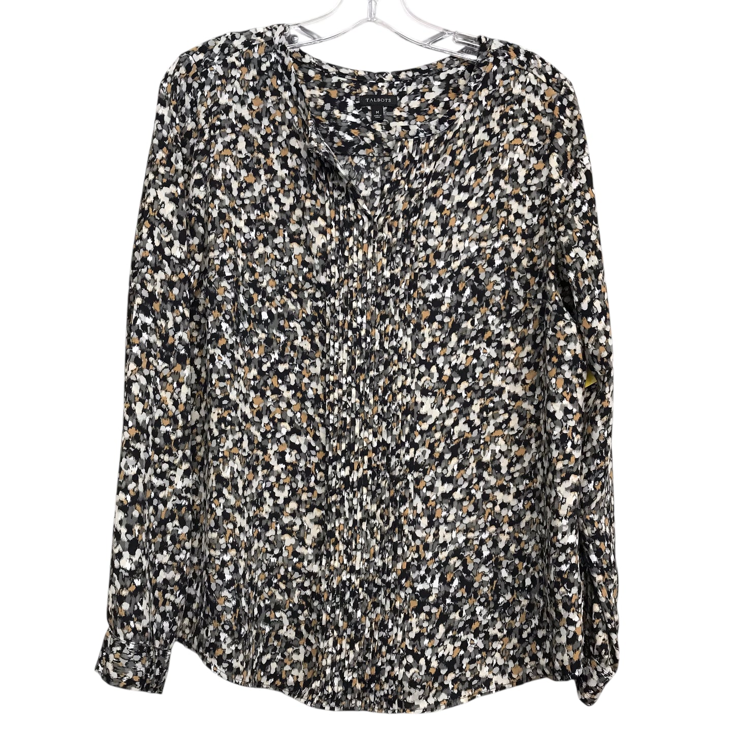 Top Ls By Talbots In Black & Grey, Size:M