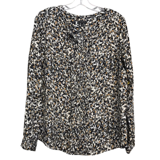 Top Ls By Talbots In Black & Grey, Size:M