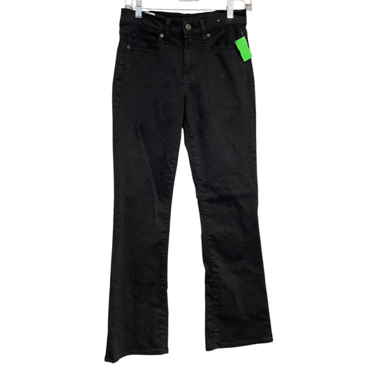 Jeans Boot Cut By Gap In Black Denim, Size:6P