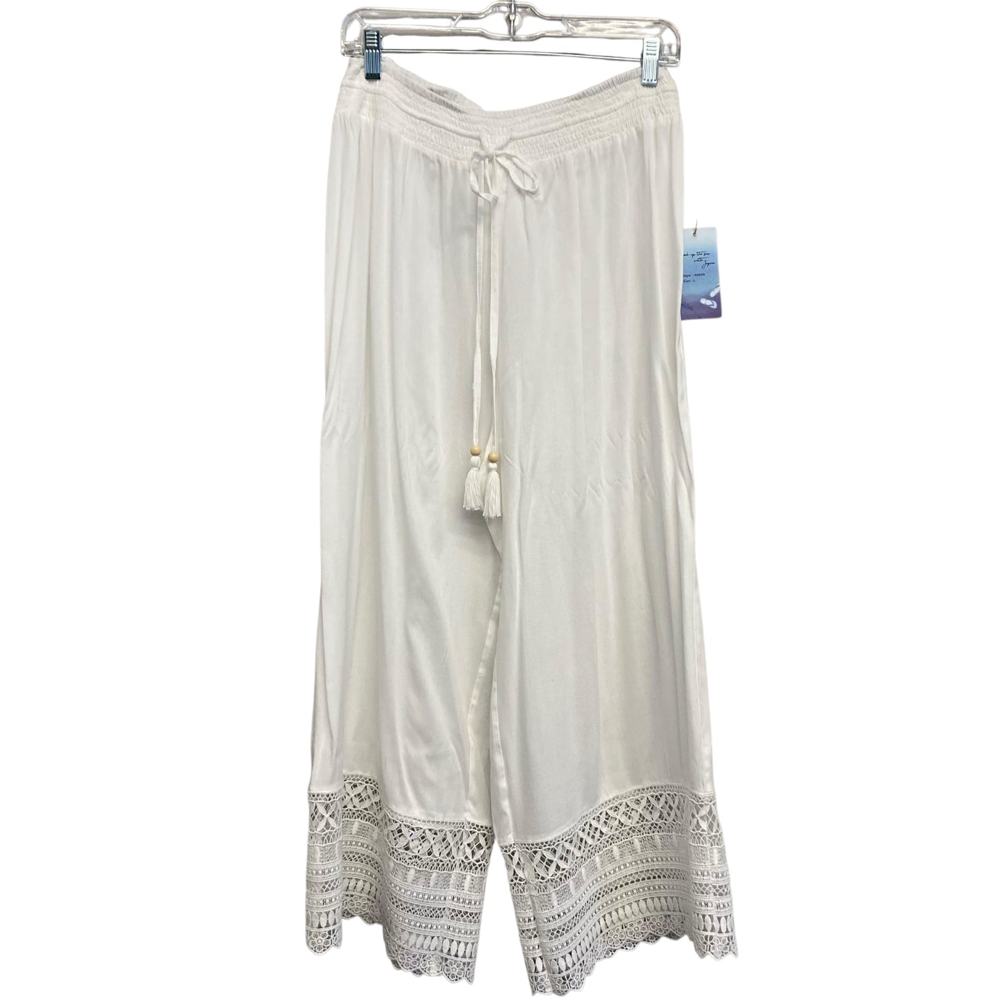 Pants Lounge By Goa In White, Size:12