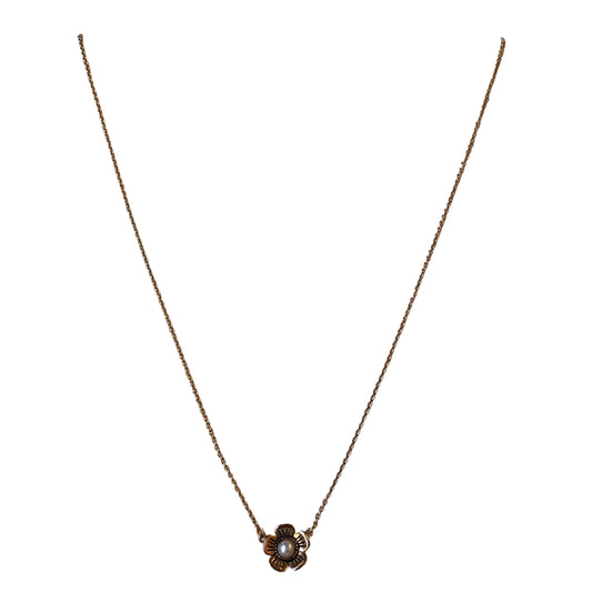 Necklace Designer By Coach In Gold