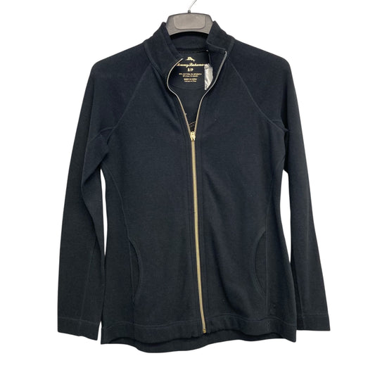Athletic Jacket By Tommy Bahama In Black & Gold, Size:S