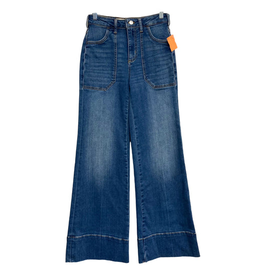 Jeans Wide Leg By Pilcro In Blue Denim, Size:2
