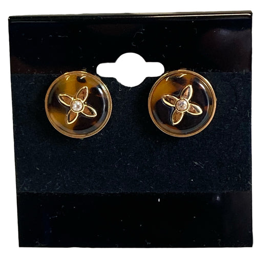 Earrings Designer By Kate Spade In Brown
