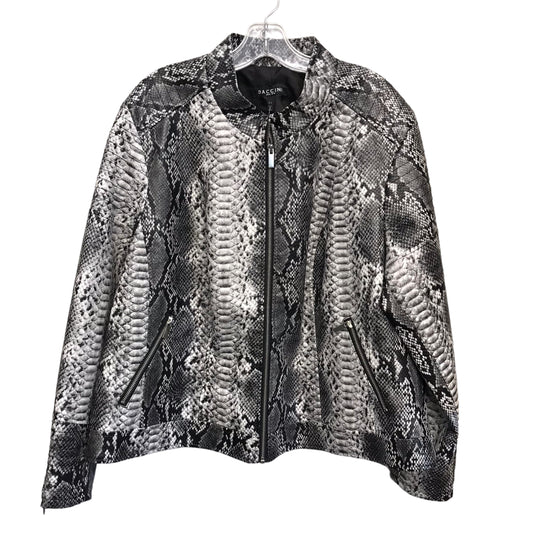 SNAKESKIN PRINT JACKET OTHER by BACCINI Size:2X