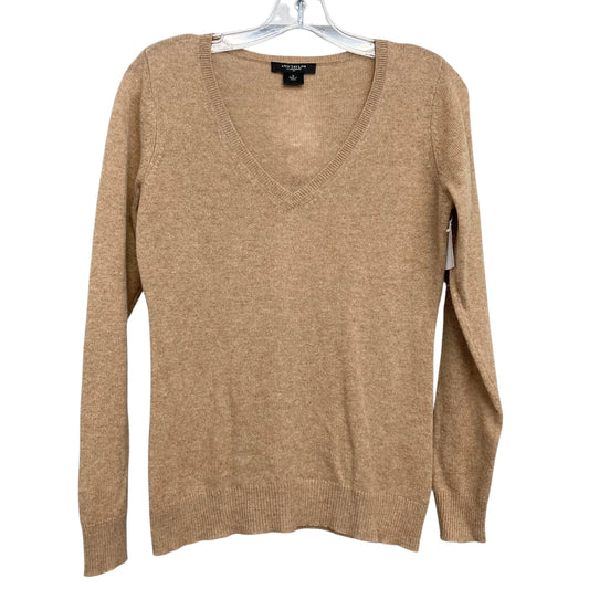 Sweater Cashmere By Ann Taylor In Tan, Size:S