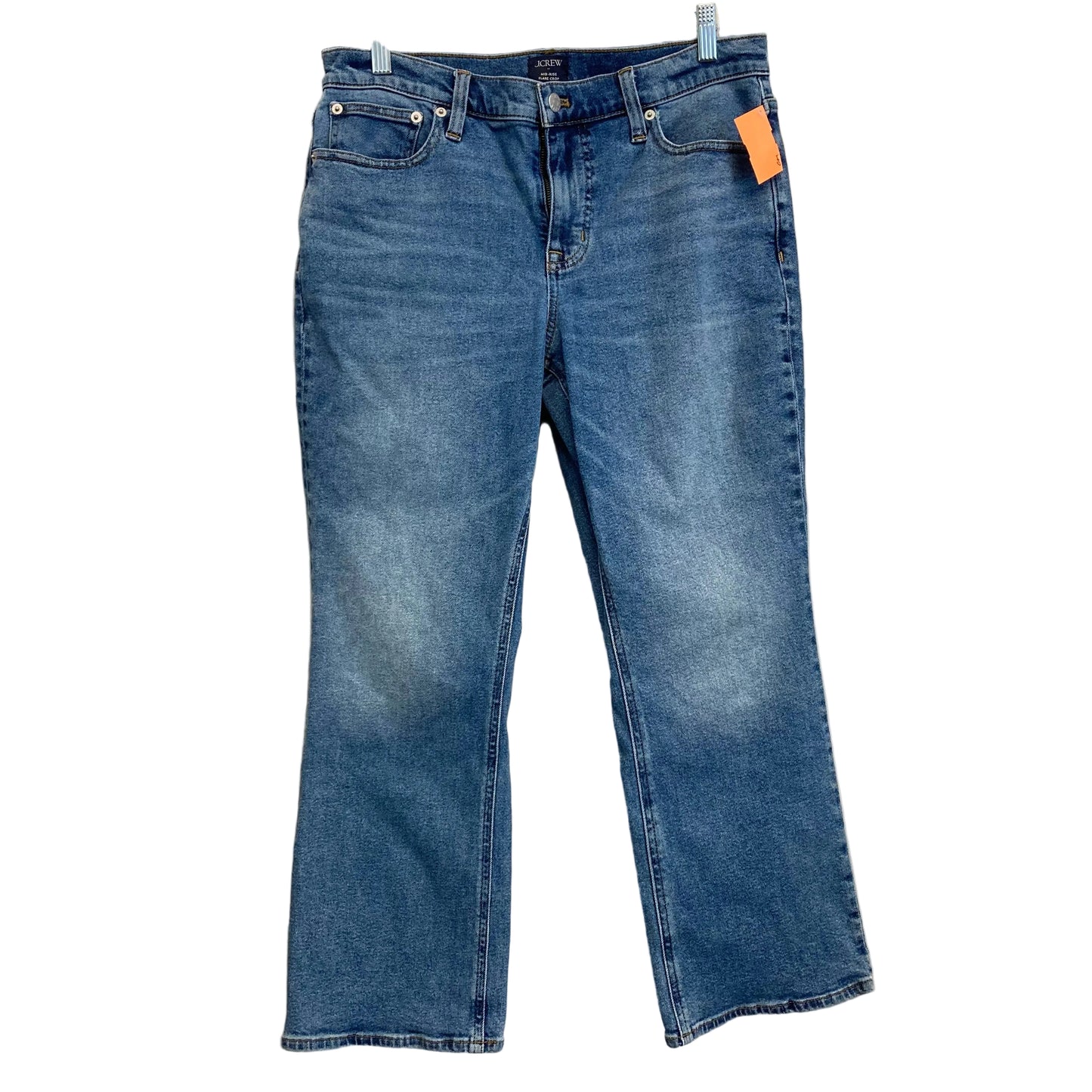 Jeans Cropped By J. Crew In Blue Denim, Size:8