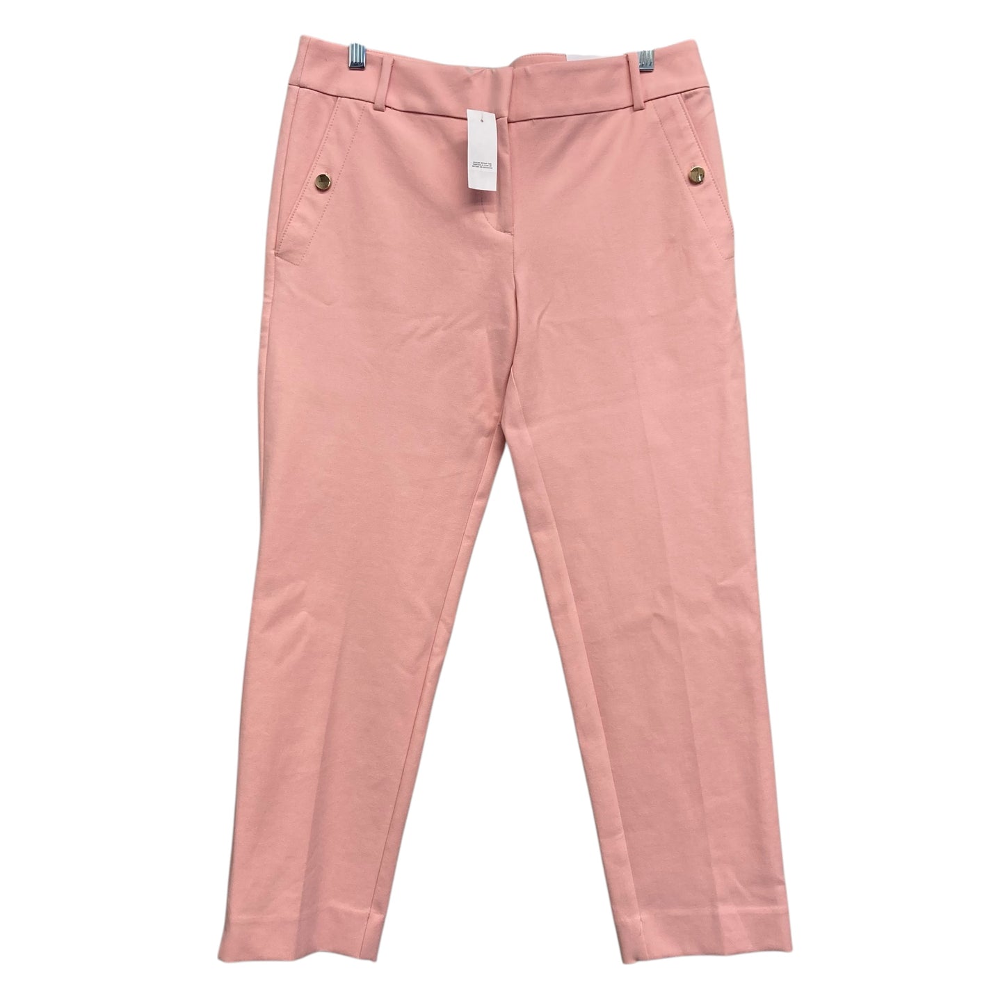 Pants Cropped By Loft In Pink, Size:8