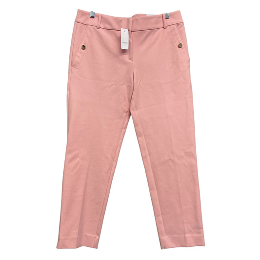 Pants Cropped By Loft In Pink, Size:8