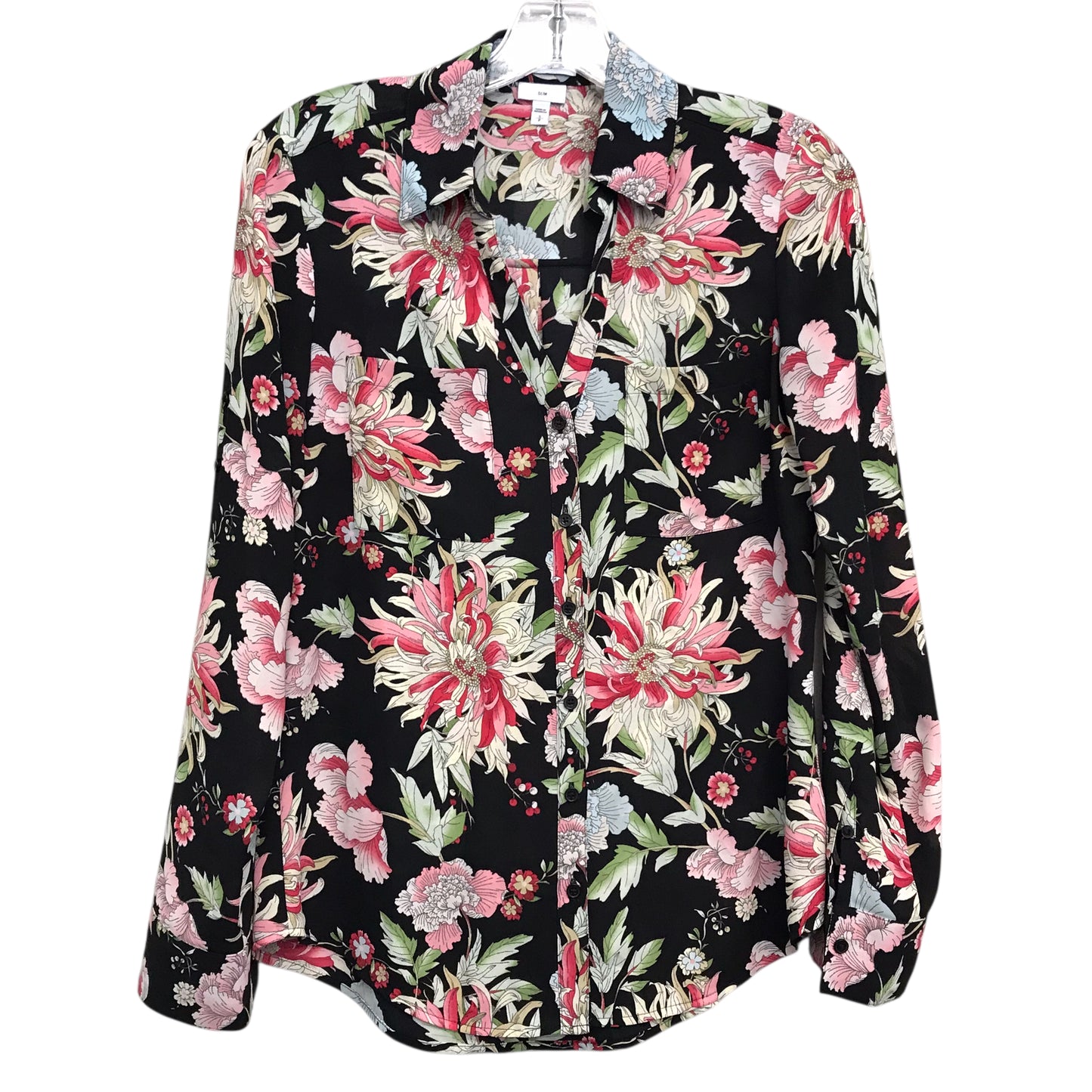 Top Ls By Express In Floral Print, Size:S