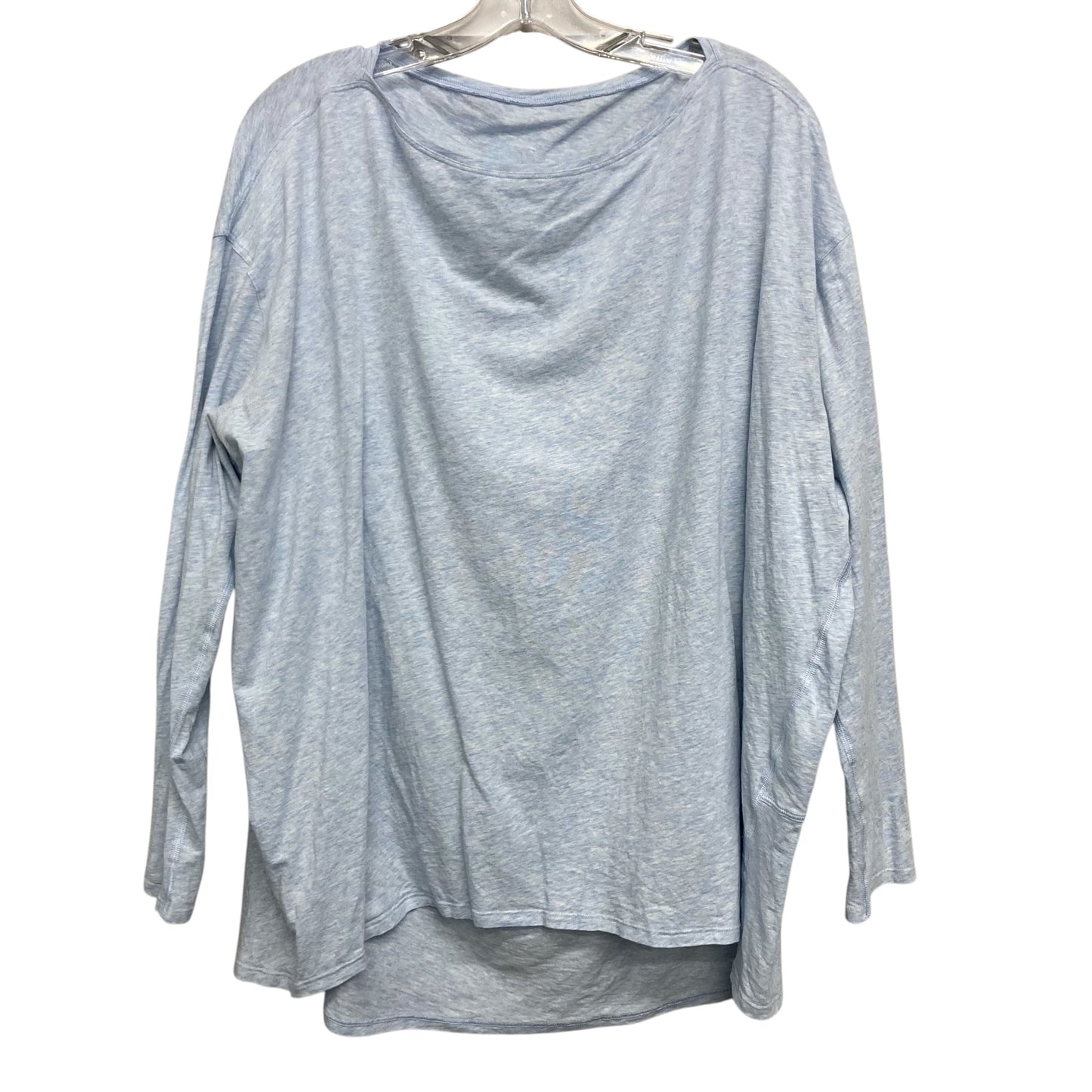Athletic Top Ls Crewneck By Lululemon In Blue, Size:L