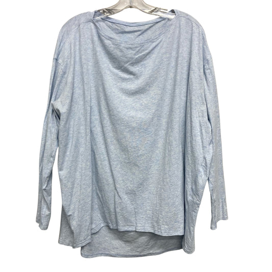 Athletic Top Ls Crewneck By Lululemon In Blue, Size:L